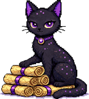 Illustration of the Patronus brand-building membership scroll guardian, Luna.